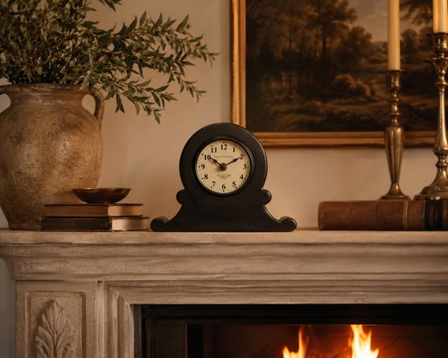 Vintage holz tischuhr - vintage,