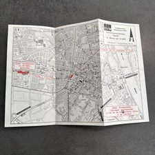 Stadtplan City Map Worms Stadtzentrum 1989