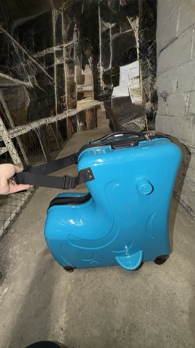 Kinderkoffer ride blau - kinderkoffer,