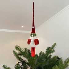 Christbaumspitze Schneemann