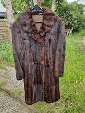 Marder Mantel Pelzmantel Gr 38