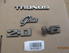 Ford Taunus MK2 MK3 Chrom Schriftzug Emblem Modellzeichen Konvolut