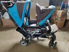 CHIC 4 BABY - Geschwisterwagen mit Tragetasche und Regenschutz, Kinderwagen