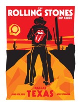 THE ROLLING STONES - DALLAS 2015 TOUR POSTER
