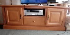 TV Schrank Fernseherschrank Phonowagen Massivholz Braun