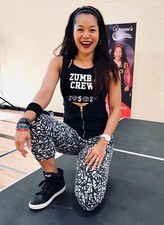 Zumba Crew Fitness BH Schwarz Top M