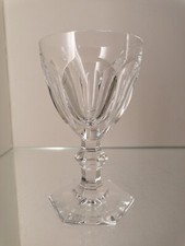 Baccarat Harcourt Kristallglas, Weinglas Höhe 13,8cm Top Zustand signiert
