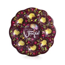 Eierplatte Eierteller Osternplatte 8 Eier Kunststoff Osterteller Ostereier Пасха