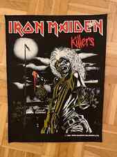 Heavy Metal Iron Maiden "Killers" Vintage original Backpatch Kutte