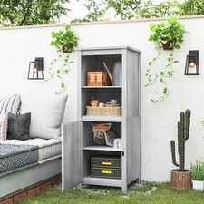 Outsunny Gartenschrank Holz