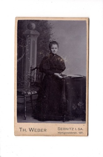 Cdv foto feines - foto, junges