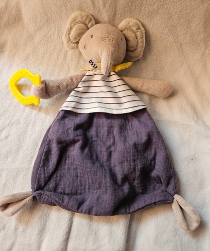 Süßer elefant schmusetuch - elefant,