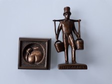 Hummel Hamburg Wasserträger Bronze Figur 11cm Hans Hummel
