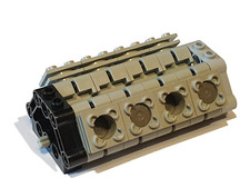 Lego Technic V8 Motor Kolben
