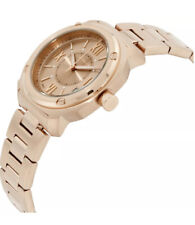 WENGER UNISEX Uhr Quarz Gold Ziffernblatt Edelstahl Armband Neuwertig mit OVP