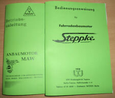 Betriebsanweisung Fahradanbaumotor Steppke & MAW - DDR Fahrradhilfsmotore