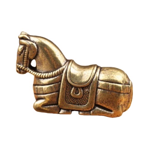 Metal horse statue - metal,
