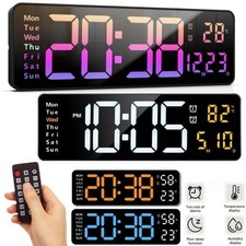 16" inch BIG DIGITAL LED CLOCK