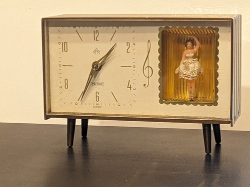 Vintage wecker spieluhr mit - vintage,