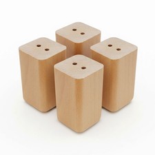 4 x Holzfüße Möbelfüsse