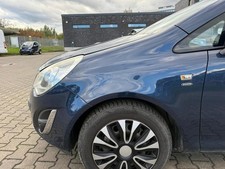 Opel Corsa D original Kotflügel links Z22A Ozeanblau BJ11