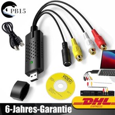 USB Video Grabber Video Audio Wandler Video Capture Adapter für VHS/VCR zu DVD