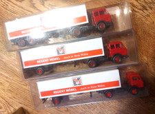 Vintage 1/87 Wiking 3Stk MB Sattelschlepper REGENT MÖBEL
