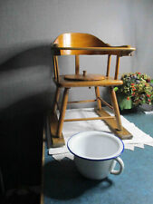 Kinderstuhl Puppe Holz 50er