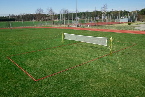 Weißes badmintonnetz - weißes,