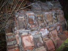  Alte Dachziegel Krempziegel Linkskremper ca 800 Stück Lindemann Lobmachtersen