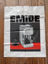 Plastiktüte EMIDE 1990 gut Werbeartikel Reklame Haushaltstechnik Kaffeemaschine