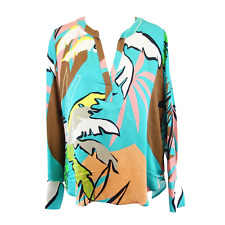 Bluse Bunt NH NADINE H Damen Shirt Tunika Oberteil Größe 38 M Viskose Np 149 Neu