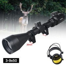 3-9x 50EG Zielfernrohr Rot/Grün Dot visier W/ 20mm Rail für Jagd DE Seller