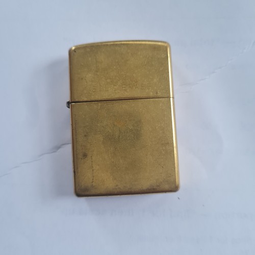 Zippo solid brass feuerzeug - zippo,
