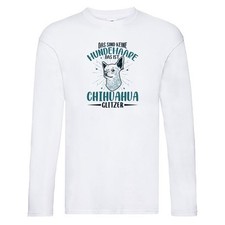Das sind keine Hundehaare | Chihuahua Glitzer | Hund Long Sleeve Weiß