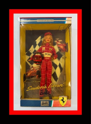 Mattel barbie scuderia - barbie, ferrari