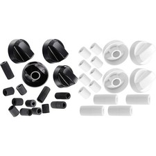 Schwarz-weiße Küche für