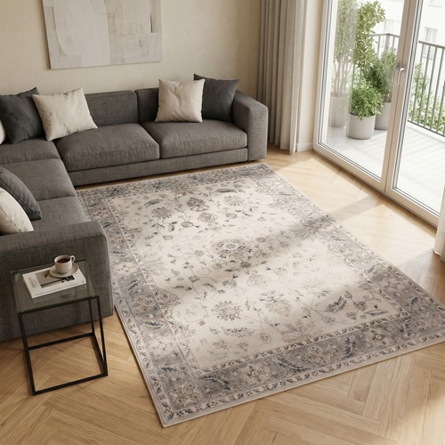 Waschbarer teppich beige - waschbarer,