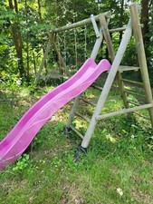 klettergerüst mit Rutsche und zwei Schaukel preiswerter weil Selbsabbauln