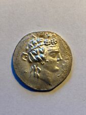 Kopf de Dionysos, antike griechische Silbermünze