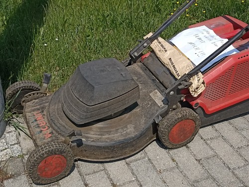 Elektrischer rasenmäher - elektrischer,