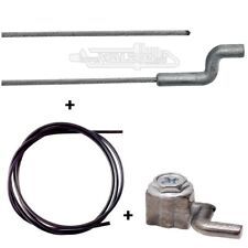 Rasenmäher S Haken Bowdenzug Z Schraubnippel durchsteckbar Gaszug Hülle Draht 