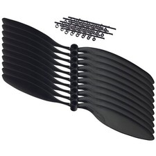 10x GWS 9x4,7 Luftschraube Luftschrauben Propeller Reduction Slowflyer Schwarz