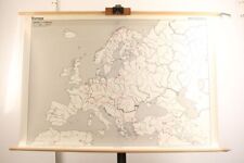 Schulwandkarte Europa Maßstab 1 : 5 Millionen Stiefel - Arbeitskarte Rollkarte 