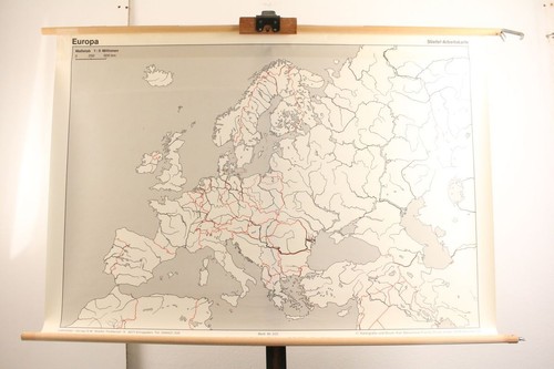 Schulwandkarte europa maßstab - schulwandkarte,