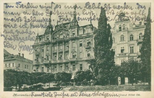 Ansichtskarte marienbad grand - marienbad,