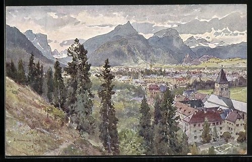 Künstler edward harrison - künstler-ak,