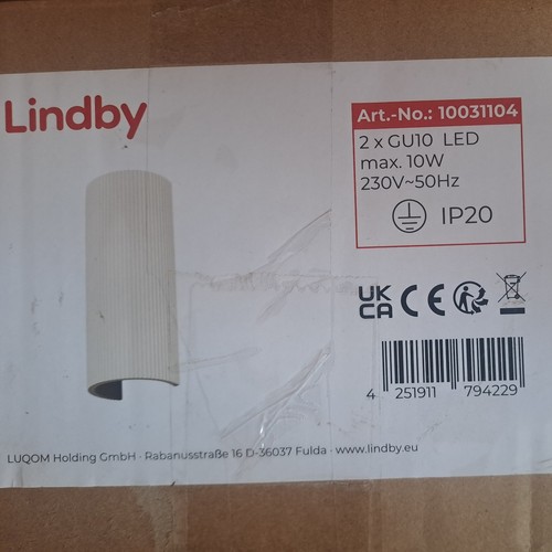 Lindby gips wandlampe beige - gips,