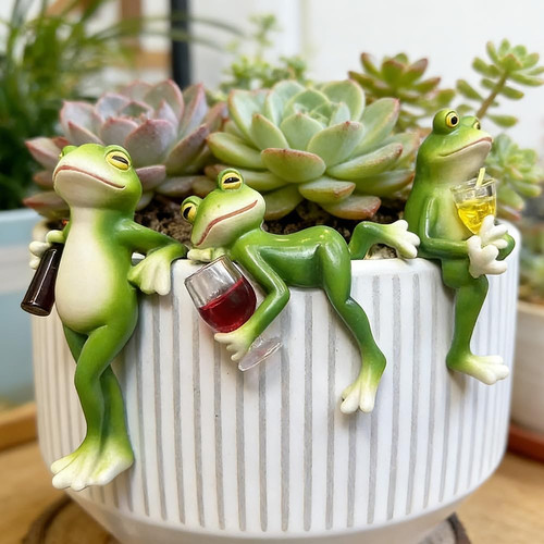 Stück frosch blumentopf - stück,