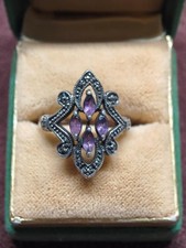 Vintage Amethyst Ring mit